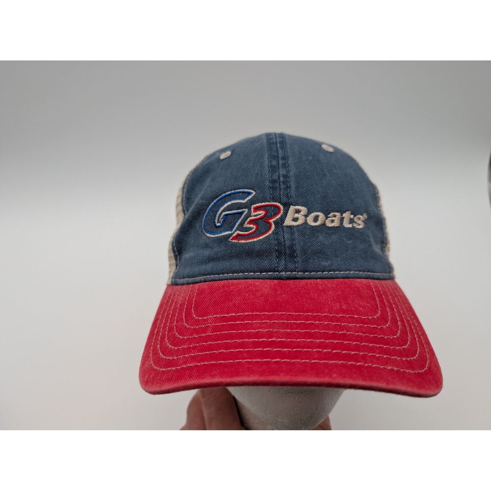 Cap America G3 Boats Trucker Hat Navy Red Tan Snapback Mesh Baseball Cap i3027